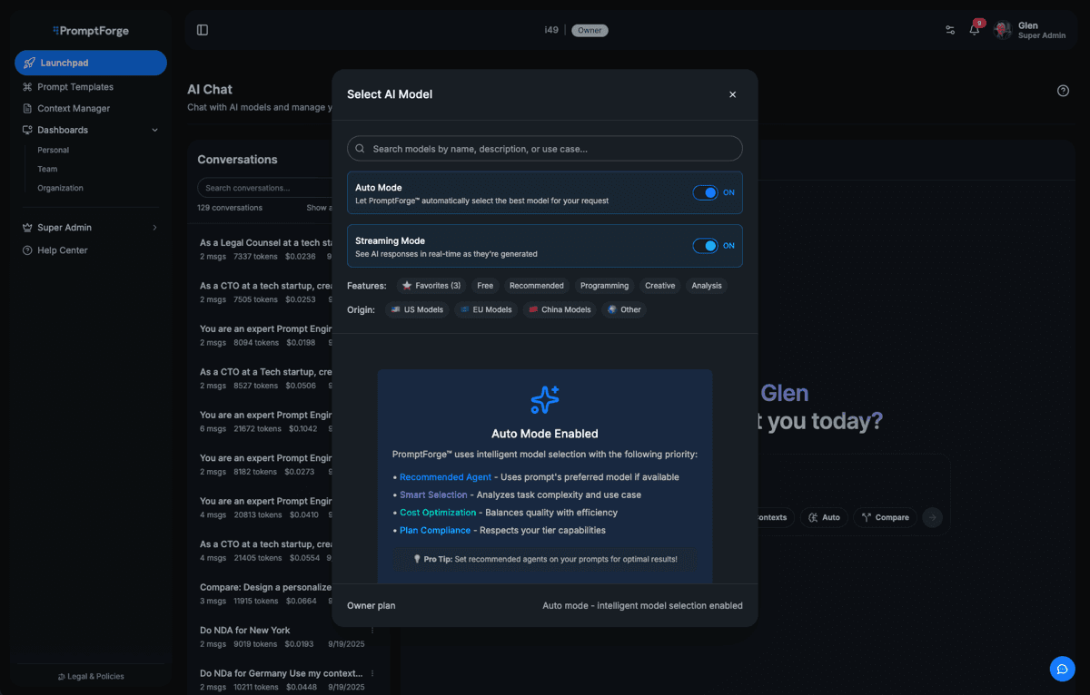 PromptForge Launchpad